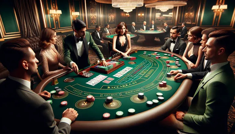 Professional baccarat player etiquette
